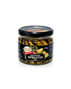 Pirate Barbarossa's Gold smoked sprats in oil 250g
