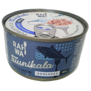 Purustatud tuunikala soolvees, shredded tuna in brine